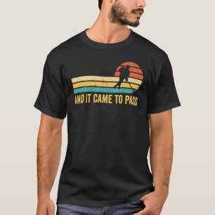 Funny Mormon Missionary LDS Ice Hockey And It Came T-Shirt