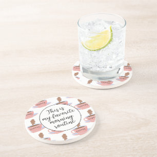 Funny Morning Coffee Coaster