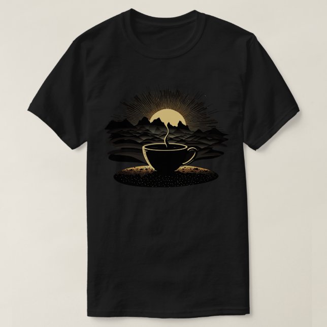 Funny Morning Coffee Gift Funny Coffee 4 T-Shirt (Design Front)