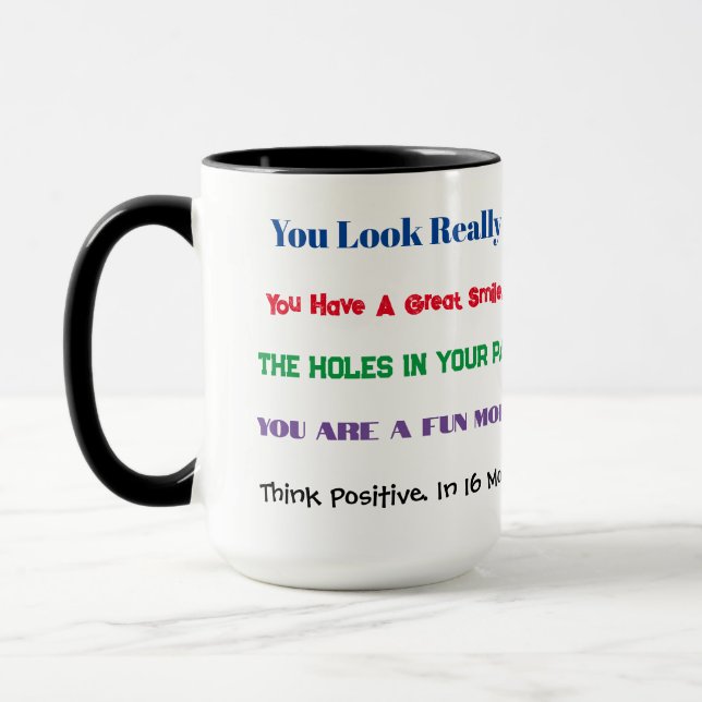 Funny Morning Compliments Mug (Left)