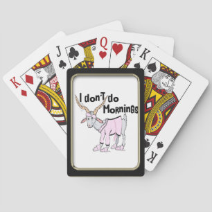 Funny  Morning Goat  Bicycle® Playing Cards