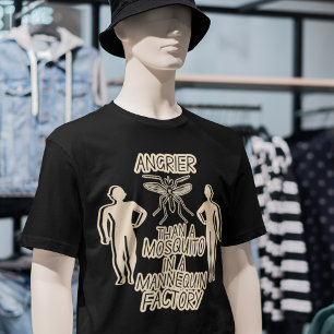 Funny Mosquito Joke Dad Jokes Men's Style Graphic T-Shirt