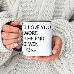 Funny Mother Daughter Happy Birthday Coffee  Mug<br><div class="desc">This is a Funny Mum Birthday gifts from daughter. features a funny quote in Black. this Mug Features a Customisable Name on the front and Back. Click on the Personalise Button to Add Your and your mum Name. Best personalised Coffee Mug for mothers day or Christmas and Halloween.</div>