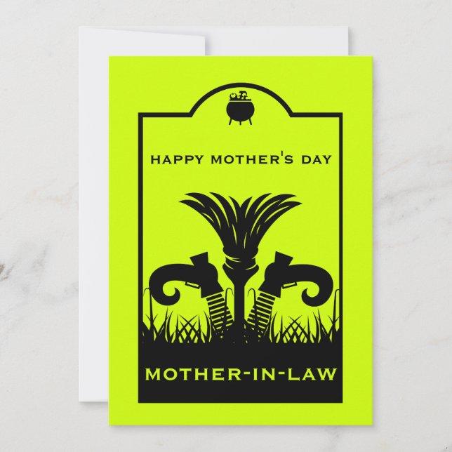 Funny Mother In Law  Card (Front)