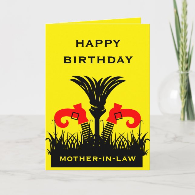 Funny Mother In Law  Card (Front)