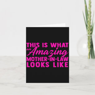 Funny mother in law from daughter mother's day card