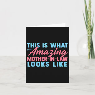 Funny Mother In Law From Daughter Mothers Day Wome Card