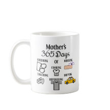 Funny Mother's 365 days of Tasks Coffee Mug