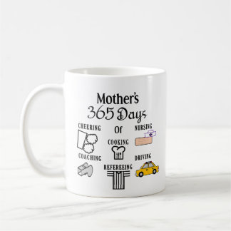 Funny Mother's 365 days of Tasks Coffee Mug