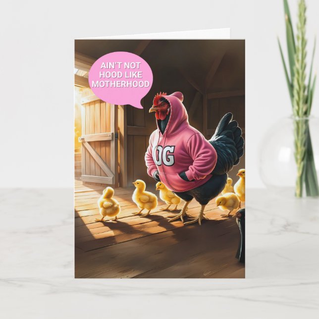 funny mother's day card birthday card motherhood (Front)