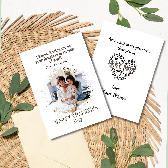 Funny Mother's day Card From Daughter (Creator Uploaded)