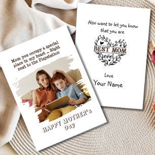 Funny Mother's day Card From Son