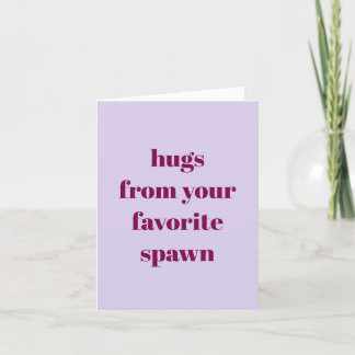 Funny Mother's Day Card - Purple