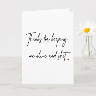 Funny Mother's Day Card Rude Mothers Day Card