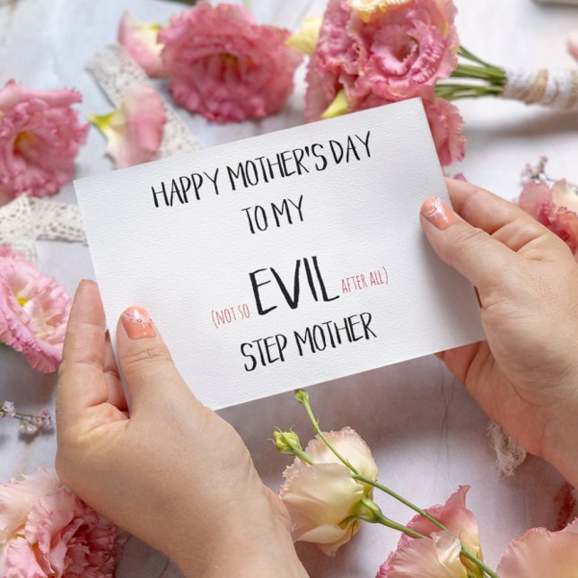 Funny Mothers Day Card - Step Mom (Creator Uploaded)