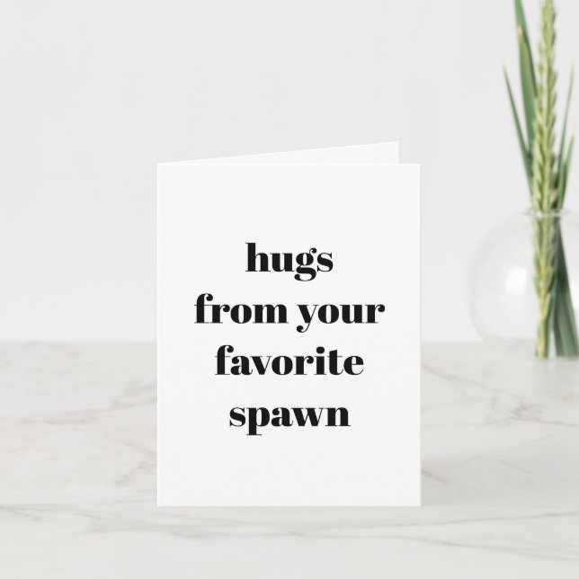 Funny Mother's Day Card - White (Front)