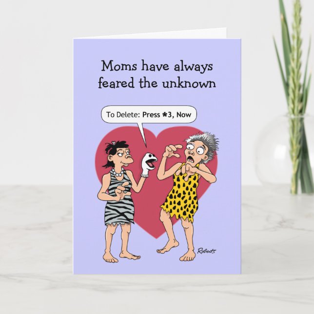 Funny Mother's Day Cards: Smart Phone Card (Front)