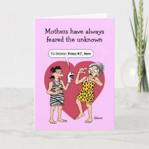 Funny Mother's Day Cards: Smart Phone Card