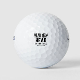 funny mothers day gift for mother mum golf balls