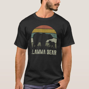 Funny Mothers Day Grandma Cub Kids Glamma Bear T-Shirt