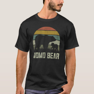 Funny Mothers Day Grandma Cub Kids Momo Bear T-Shirt