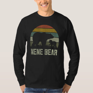 Funny Mothers Day Grandma Cub Kids Nene Bear T-Shirt