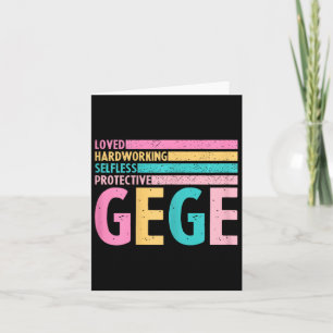 Funny Mothers Day Shirt Loved Hardworking Selfless Card