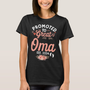 Funny Mothers Day Shirt Promoted To Great Oma Cute