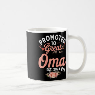 Funny Mothers Day Shirt Promoted To Great Oma Cute Coffee Mug