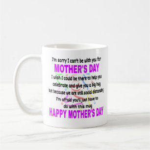 Funny Mother's Day Social Distancing Gift Coffee Mug