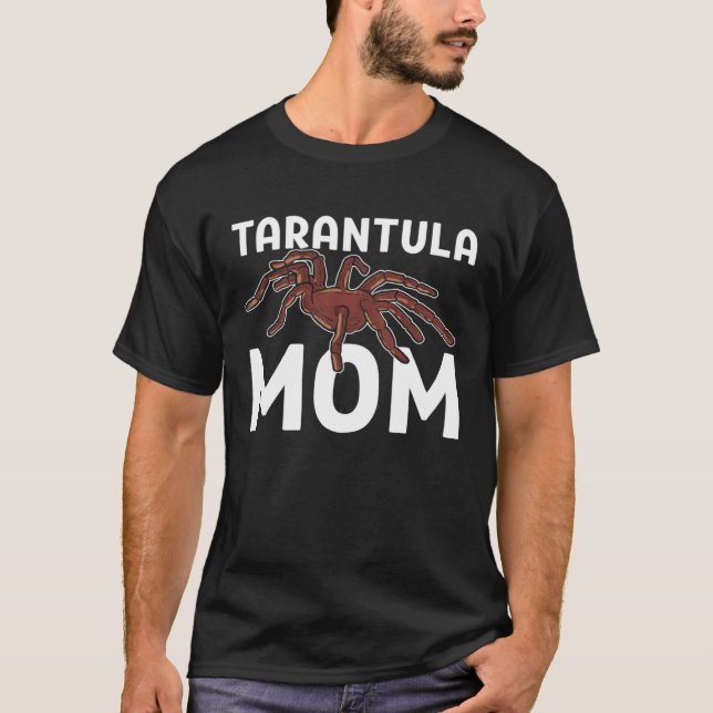 Funny Mothers Day Spider Lovers Tarantula Mum Pull T-Shirt (Front)