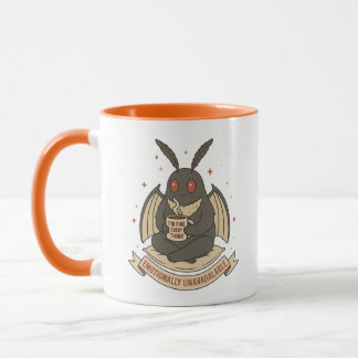 Funny Mothman Mug – Emotional Support Cryptid Coff