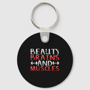 Funny Motivational Fitness T Shirt. Workout Shirt Key Ring