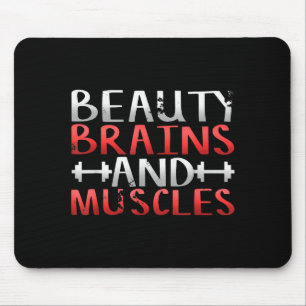Funny Motivational Fitness T Shirt. Workout Shirt Mouse Pad