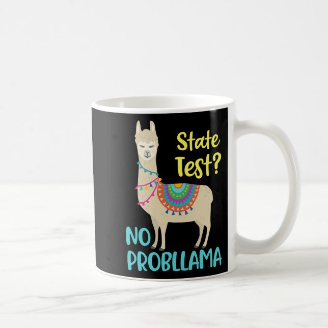 Funny Motivational State Test Day For Students  Coffee Mug (Right)