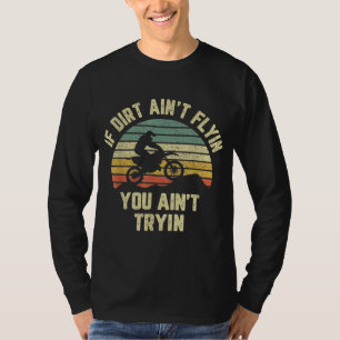 Funny Motocross Dirt Bike Retro Racing Dirt Bike R T-Shirt