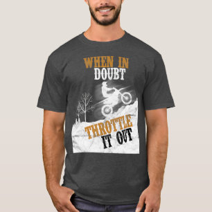 Funny Motocross For Youth Boys Gift Dirtbike T-Shirt