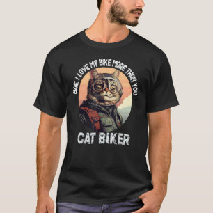 Funny motorcycle biker man bikers for women biker T-Shirt