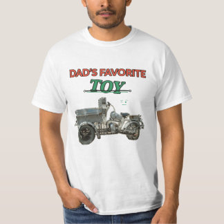 Funny Motorcycle Dads Favourite Toy Fathers Day Te T-Shirt