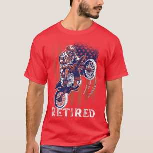 Funny Motorcycle Gift For Retired Biker Retirement T-Shirt