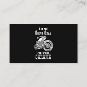 Funny Motorcycle  Im Not Going Grey Im Furning Enclosure Card