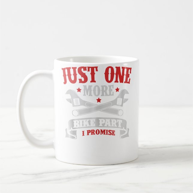 Funny Motorcycle Mechanic For Motorbike Repairman  Coffee Mug (Left)