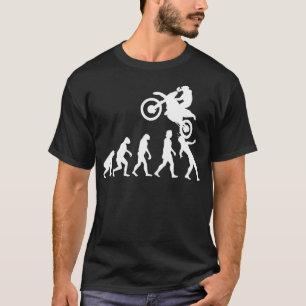 Funny Motorcycle Motocross Evolution Dirt Ride T-Shirt