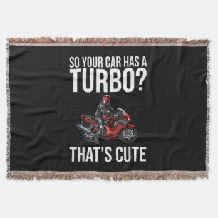 Funny Motorcycle Sportbike Gift Men Women Motorbik Throw Blanket