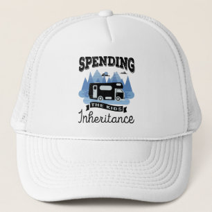Funny Motorhome RV Retirement Gift Dad Trucker Hat