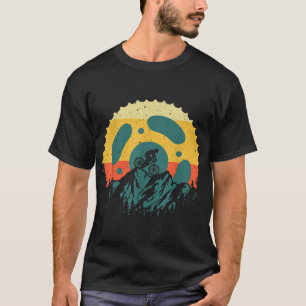 Funny Mountain Bike Art For Men Women Vintage Cycl T-Shirt