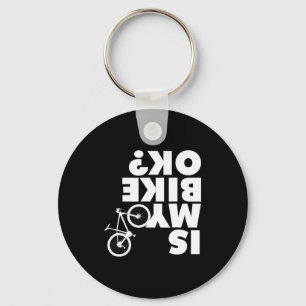 Funny Mountain Bike  Key Ring