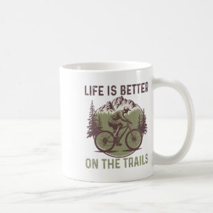 Funny Mountain Bike Mountain Biking Rider Mtb Moun Coffee Mug