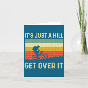 Funny Mountain Biking Design For Men Women Trail R Card