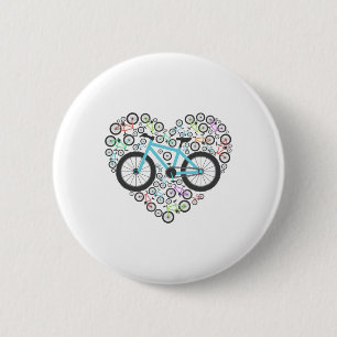 Funny Mountain Biking Gift For Biker Men Women Bik 6 Cm Round Badge